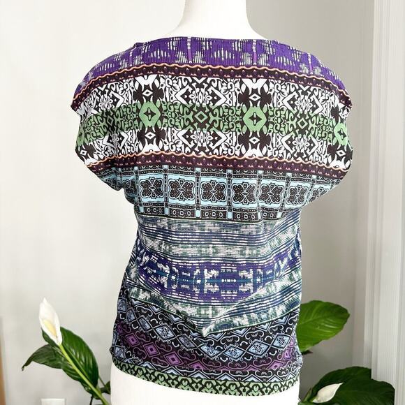 Cabi Covet Top Short Sleeve Blouse Shirt Size XS - Picture 3 of 8